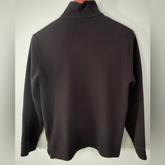 Polo Ralph Lauren Black Quarter Zip Pullover Sweater Size S - Picture 5 of 15